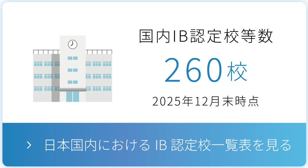 日本国内におけるIB認定校一覧表を見る